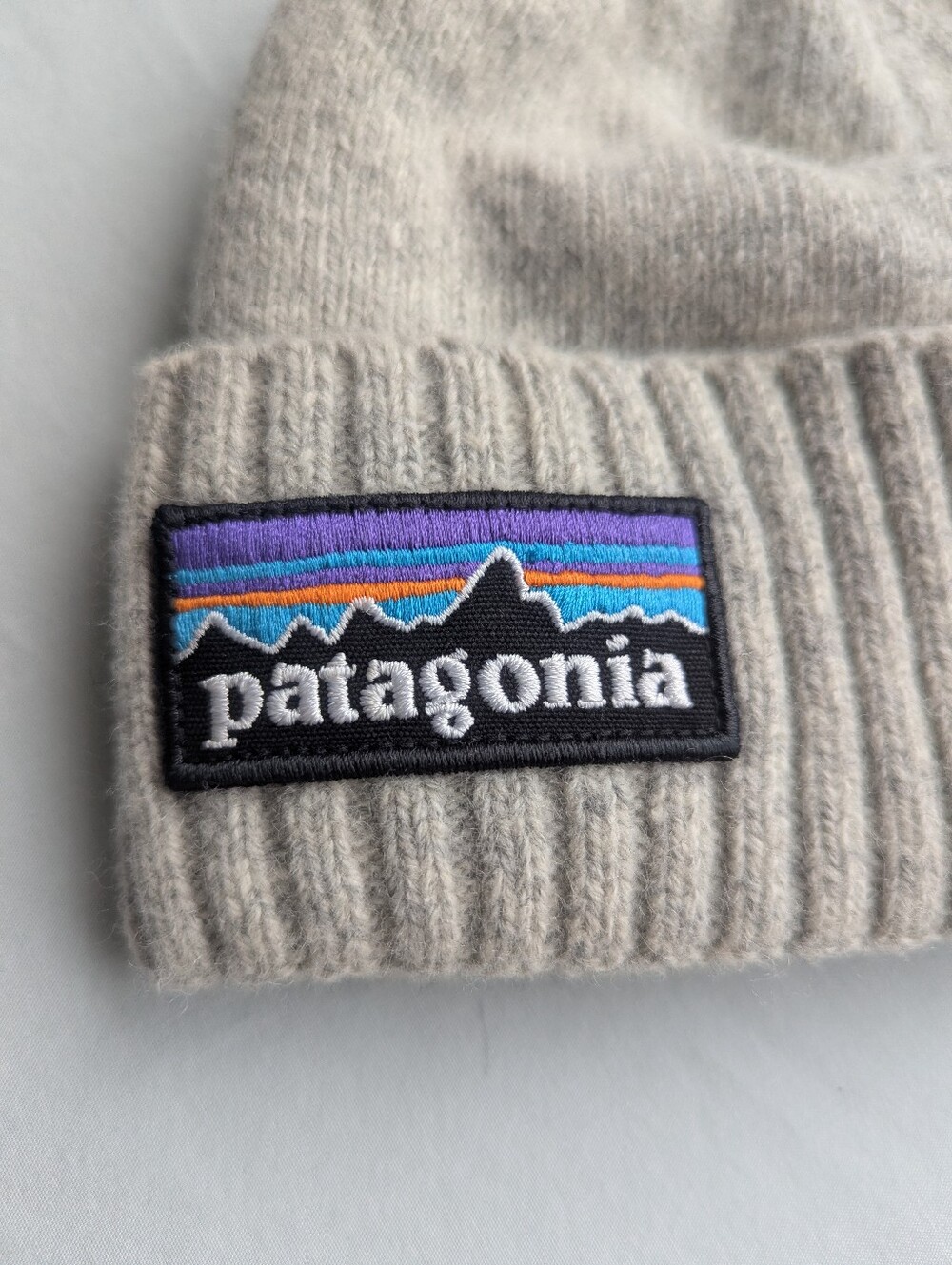 Patagonia Brodeo Beanie In Drifter Gray - Picture 2 of 4